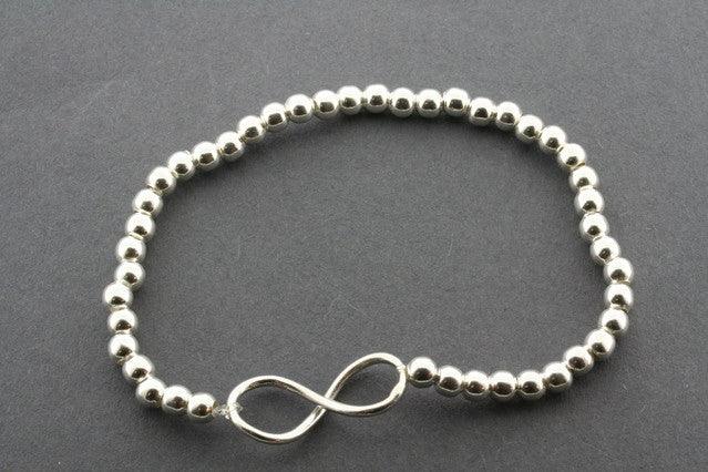 Infinity Bracelet for Women - Sterling Silver Adjustable Bangle - Perfect for Everyday Wear, Gifts & Special Occasions