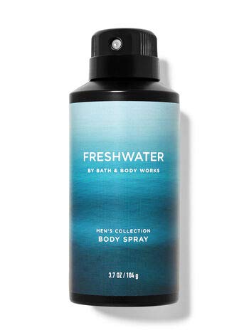 Bath & Body Works Freshwater 2-Piece Body Spray Set (3.7 oz / 104g) - Long-Lasting Deodorant for Women & Men | Perfect for Gym, Travel & Everyday Freshness