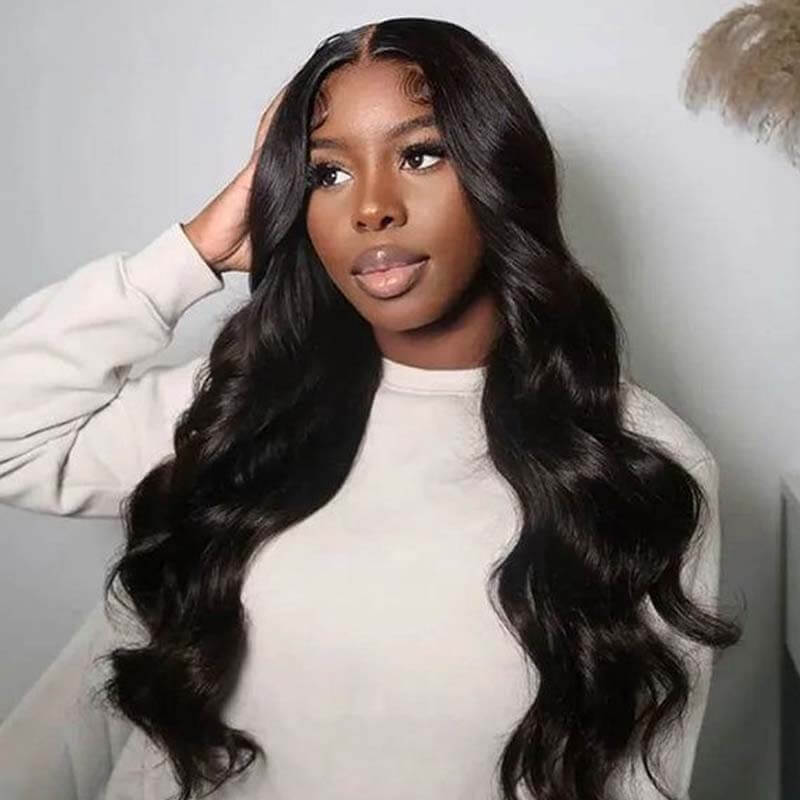 Eullair Body Wave Wigs 9x6 Parting Human Hair Lace Front Wigs - Glueless, Pre Plucked, Pre Cut, No Knots - Natural Look for Women | Perfect for Daily Wear, Parties & Special Occasions