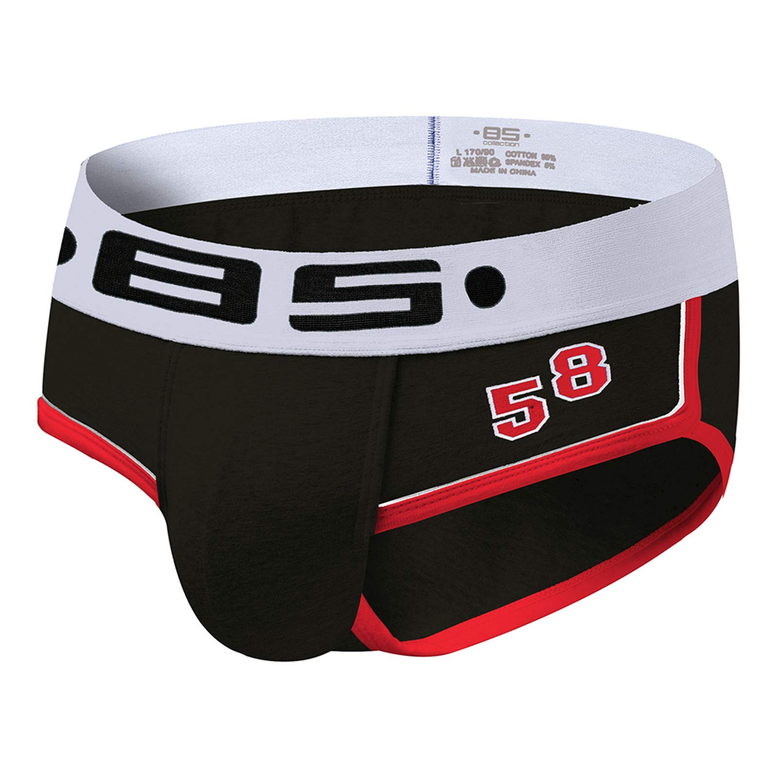 Breathable Cotton Men's Briefs - Comfortable Pure Underwear for Everyday Wear & Active Lifestyles