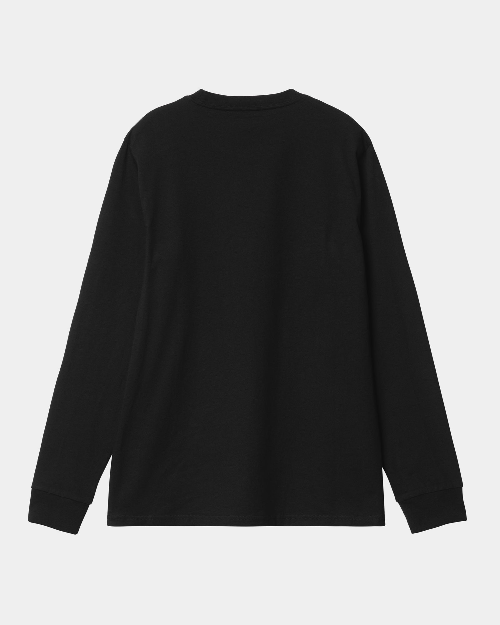 Premium Base Long Sleeve T-Shirt for Men & Women | Soft Cotton Crewneck Shirt in Black | Perfect for Layering, Casual Wear & Everyday Outfits