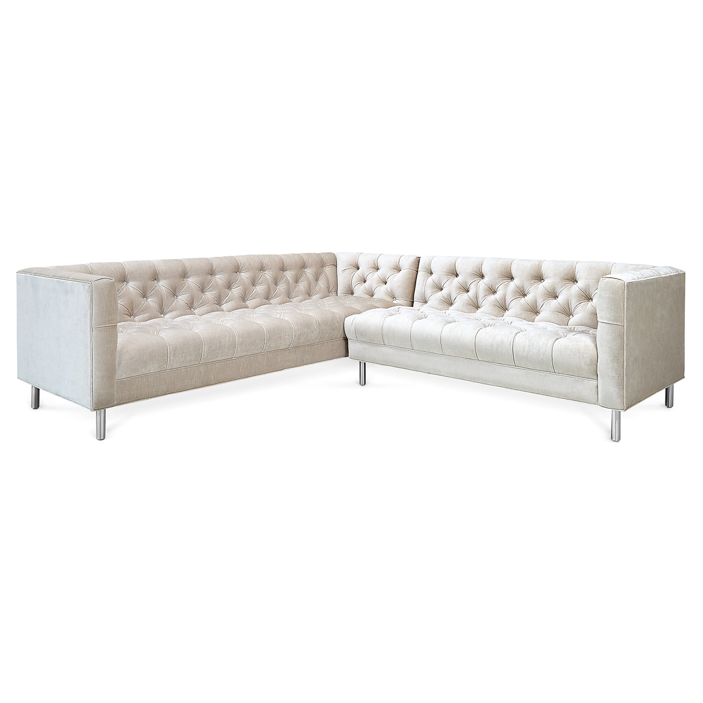 Baxter 100 Deep Sectional Sofa - Right Arm Facing Modern L-Shaped Couch for Living Room, Family Room & Home Theater Comfortable Seating