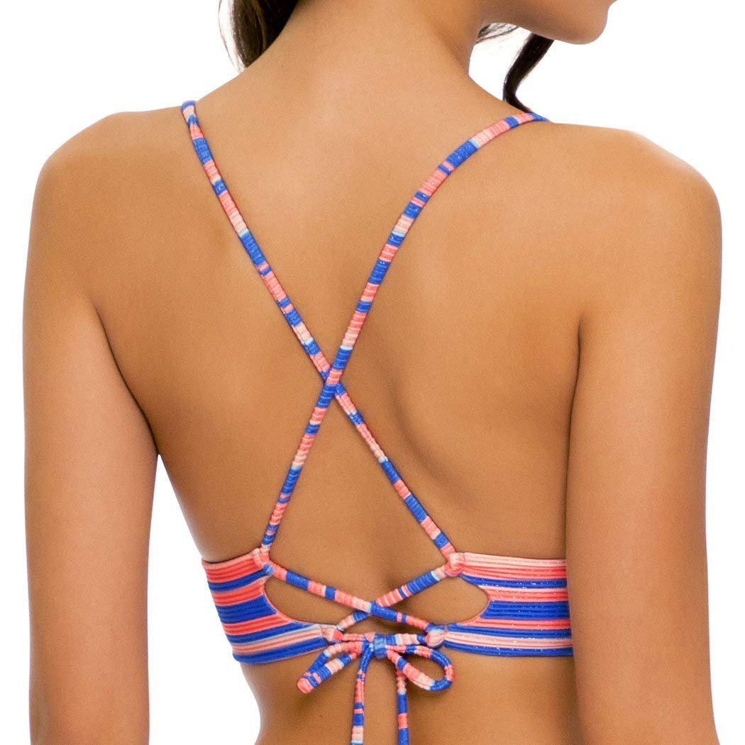 Play TIME - Women's Cross Back Bustier Top | Sexy Lingerie for Date Night & Special Occasions | Perfect for Valentine's Day & Boudoir Photography