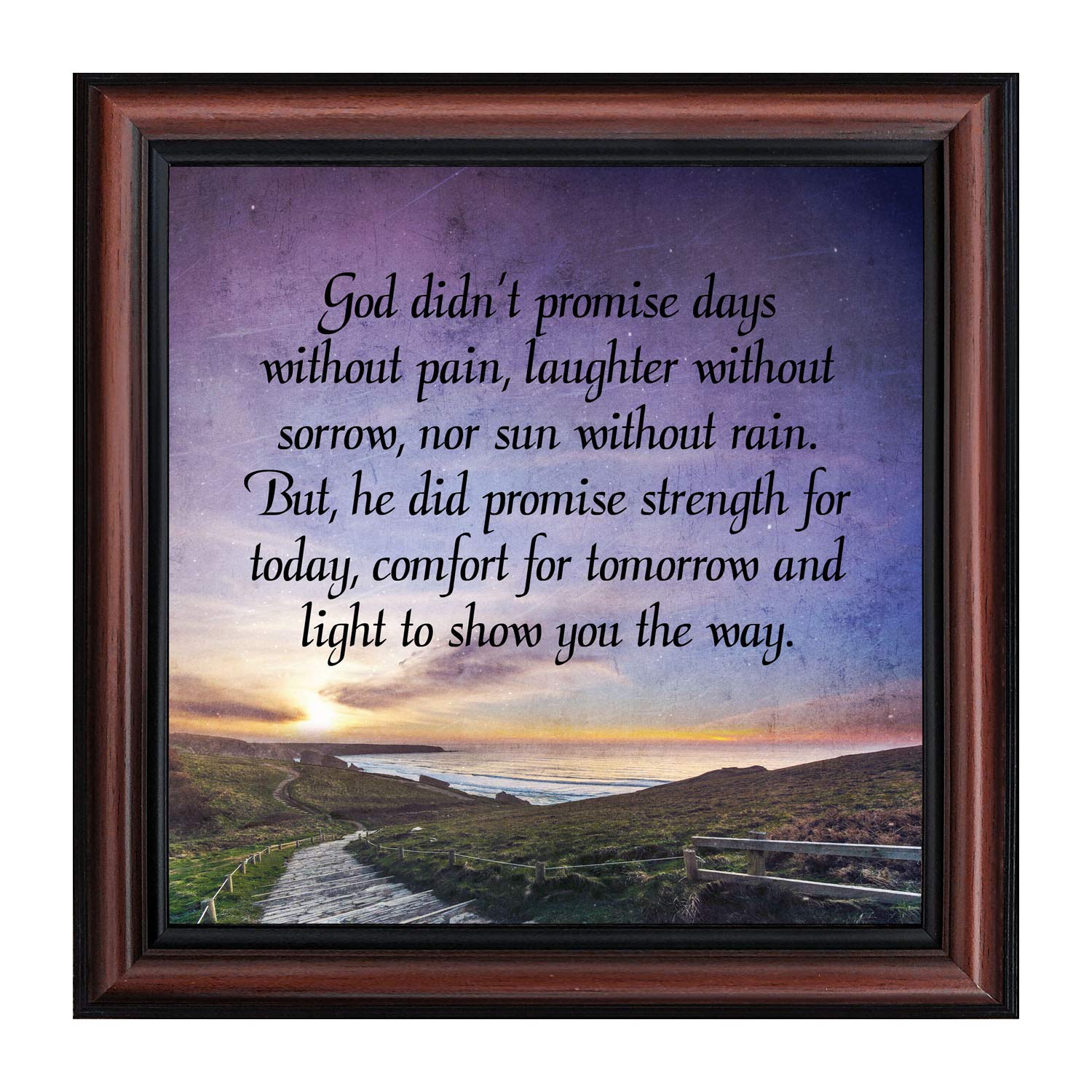 God's Promise Christian Wall Decor - Biblical Posters for Home & Church
