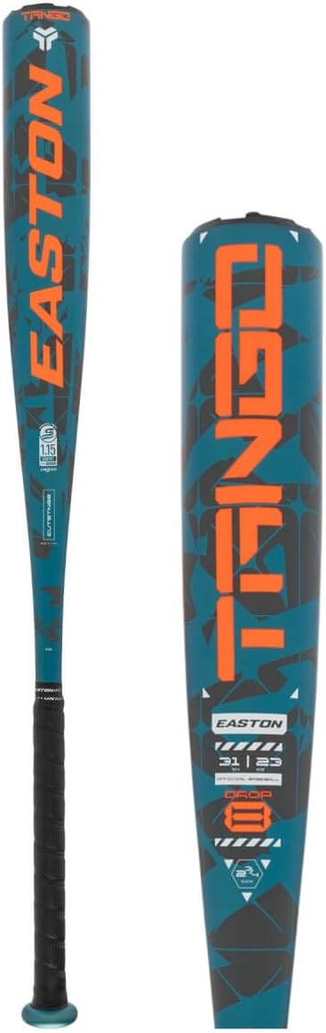 2025 Easton Tango 8 USSSA Baseball Bat - EUT5TNG8 Blue/Black | Youth & Adult Baseball Equipment for Games & Training | Perfect for Little League, Travel Ball & Practice Sessions