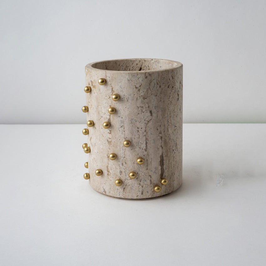 CDMX Design | Bruci Confetti Collection Vase - Handmade Ceramic Home Decor for Modern Living Rooms, Wedding Centerpieces & Boho Chic Interiors
