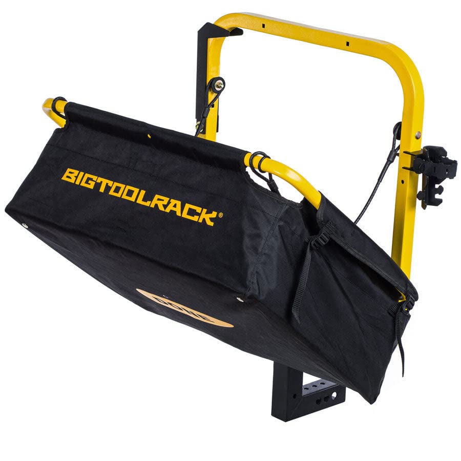 Heavy Duty Tractor Tool Box - Universal Trailer Cart & Wagon Tool Holder for Zero Turn Mowers, Compact Tractors, ATV, UTV | Durable Yard Rack for Farm Equipment Storage & Outdoor Organization