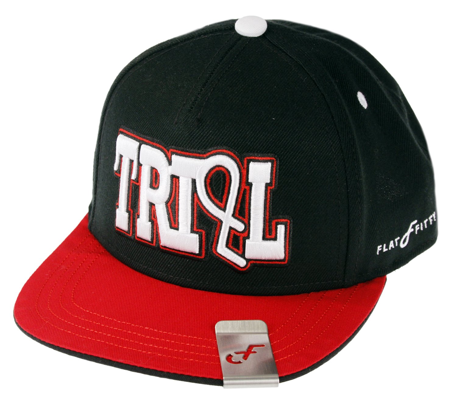 Trill Snapback Hat - Adjustable One Size Fits All - Black & Red Baseball Cap for Men & Women - Perfect for Streetwear, Hip Hop Fashion & Outdoor Activities