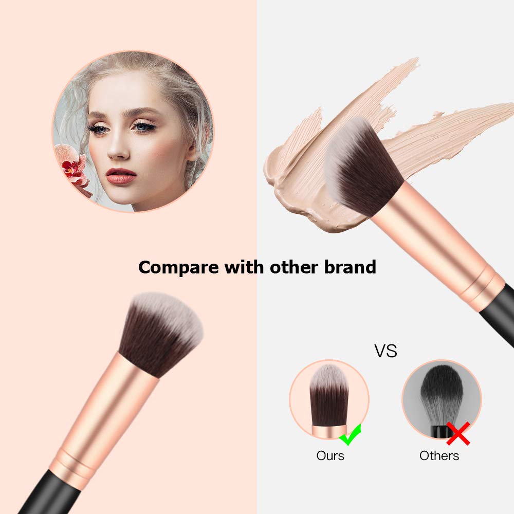 DAXSTAR 14-Piece Professional Makeup Brush Set - Synthetic Eyeshadow, Blending, Powder, Liquid & Cream Face Brushes | Cruelty-Free Vegan Cosmetic Kit for Flawless Makeup Application (Perfect for Daily Use, Travel & Professional Makeup Artists)