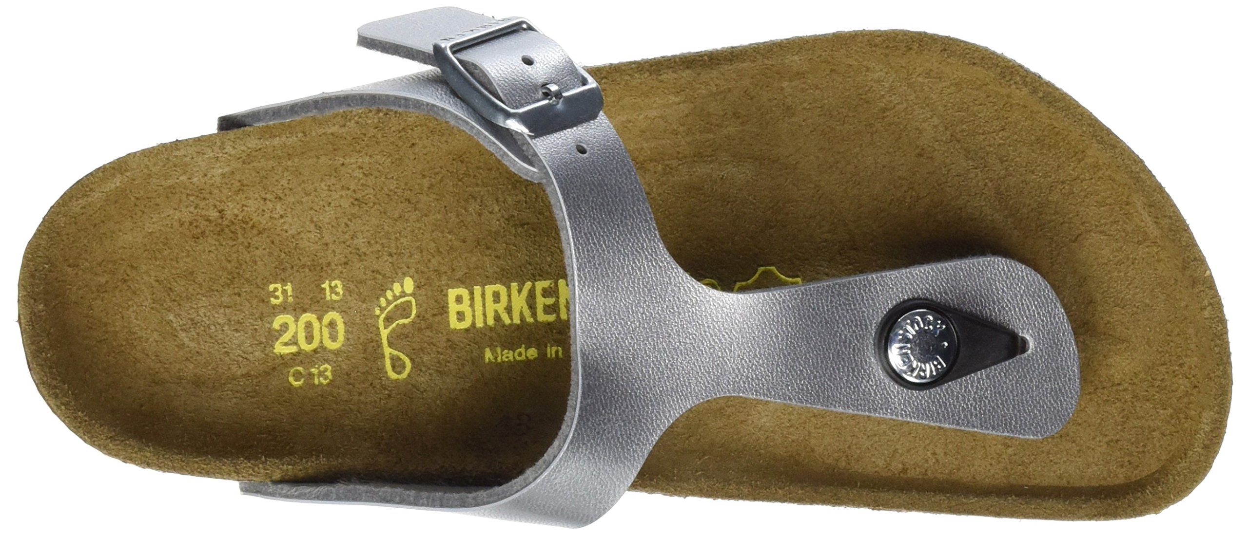 BIRKENSTOCK Girls' Comfortable Flip Flops Sandals Size 4 US - Perfect for Beach, Pool, and Summer Outfits
