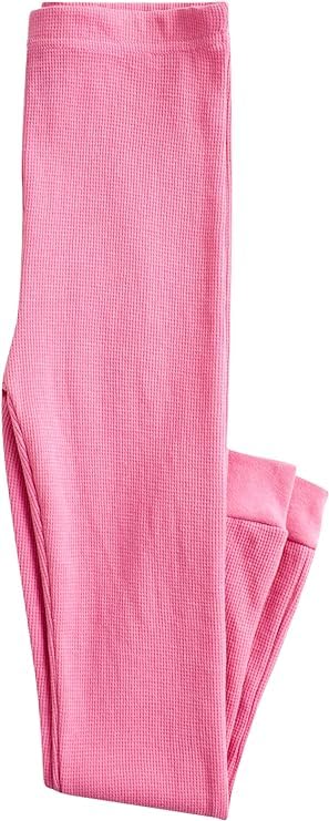 Girls' Thermal Underwear Set - 6 Piece Waffle Knit Top & Long Johns for Cold Weather - Warm Winter Base Layer (2T-16) - Perfect for Snow Play, Skiing & Outdoor Activities