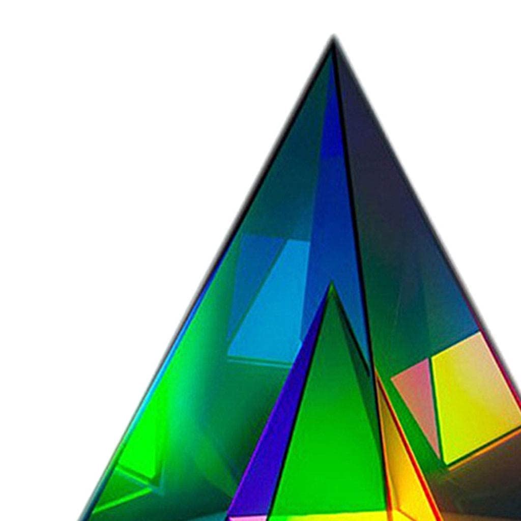 Modern Triangle Table Lamp with USB Charging Port - RGB Remote Control Pyramid Desk Light for Home, Bedroom, Kids Room & Dorm | Perfect for Night Reading, Gaming Setup & Ambient Lighting