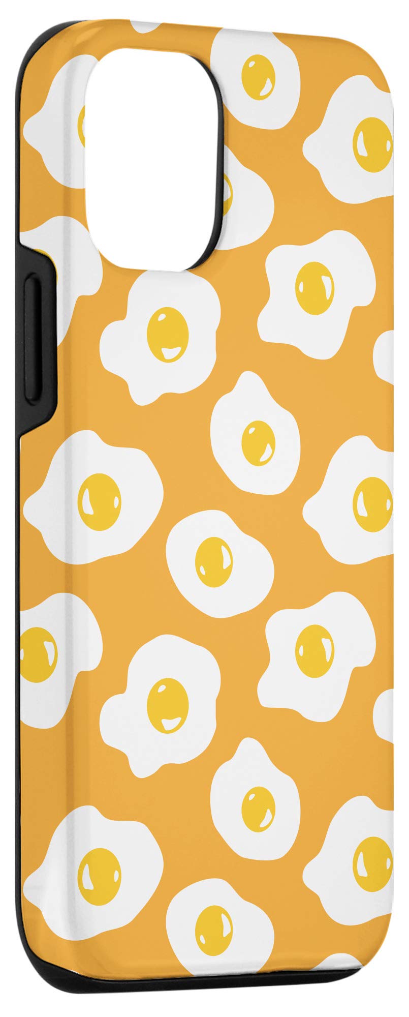 iPhone 12/12 Pro Case with Fried Egg Yolk Chicken Food Design - Cute Kitchen-Themed Protective Cover for Cooking Enthusiasts & Gift Giving