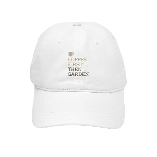 White - Coffee Then Garden Cap