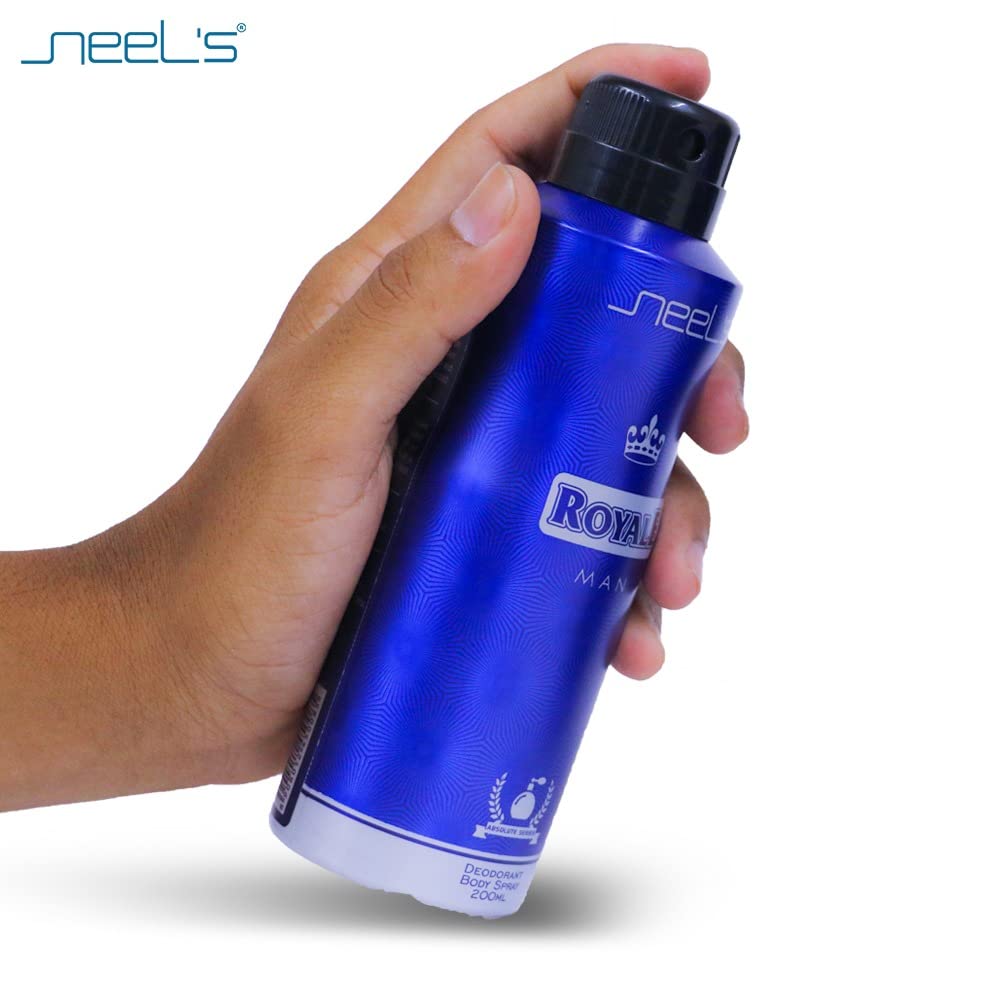 Neel's Unisex Deodorant Body Spray - Long Lasting Fragrance, Premium Deodorant for Men & Women, Pack of 3 (200ml Each) - Perfect for Gym, Work & Everyday Freshness