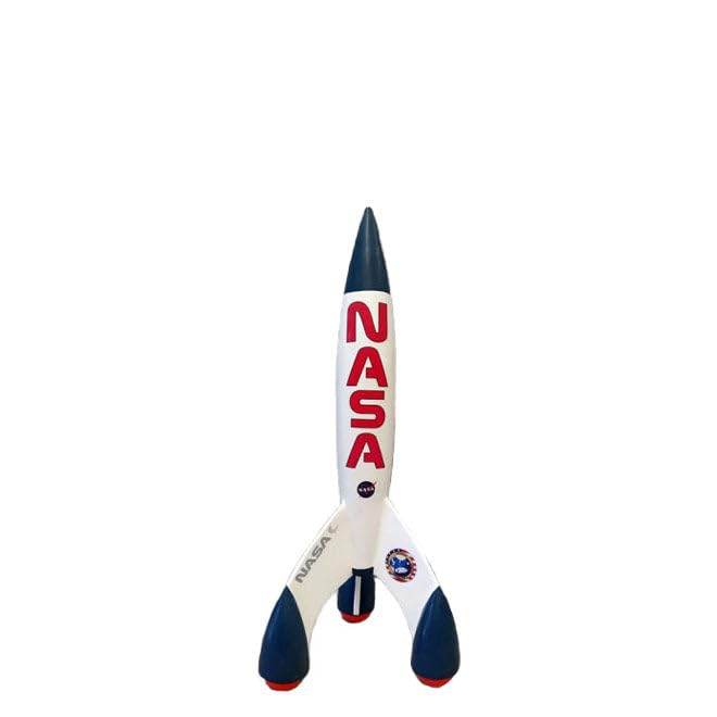 LM Treasures Small Space Rocket Statue - Miniature NASA Rocket Model for Home Office Decor, Science Enthusiast Gift, Astronomy Lover Collectible - Perfect for Bookshelf, Desk Display & Space-Themed Room Decor