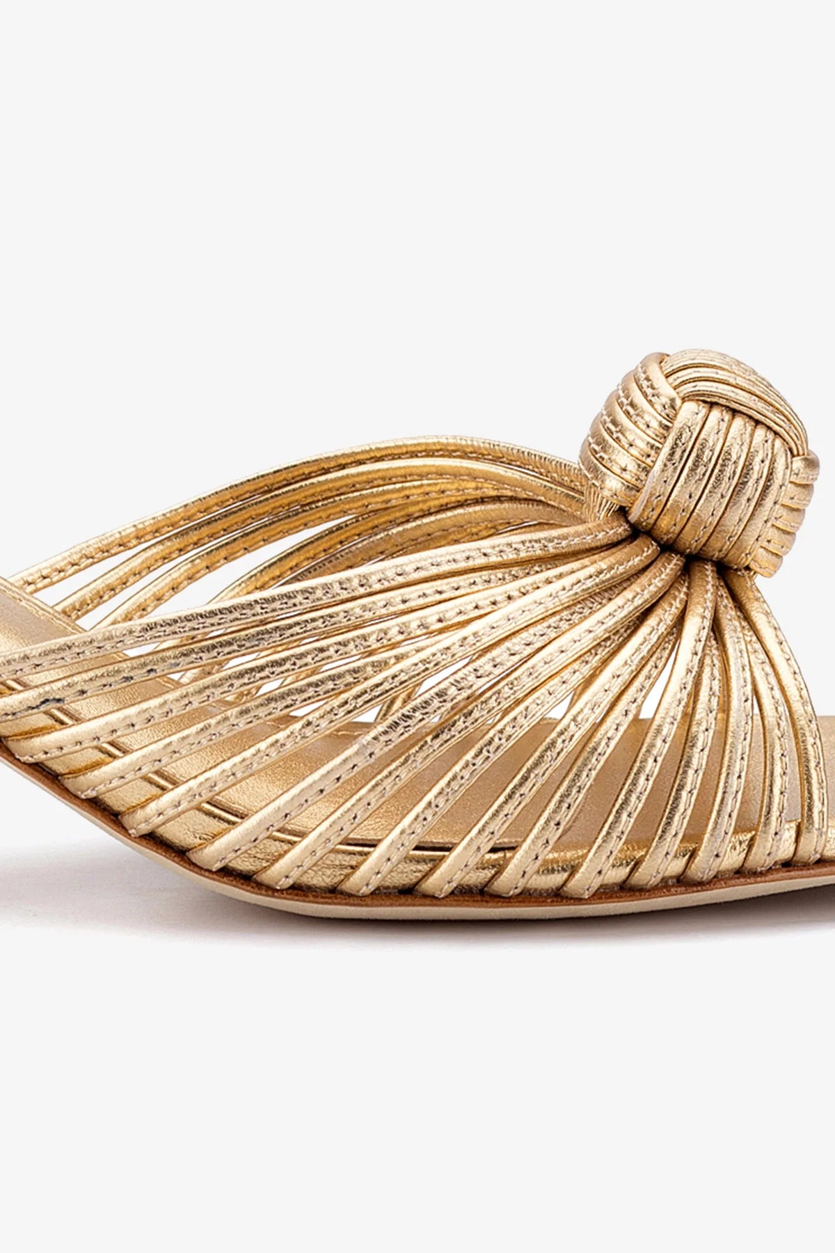 Valerie Mule Gold Metallic Leather Women's Shoes - Comfortable Slip-On Loafers for Office, Casual Wear & Everyday Outfits