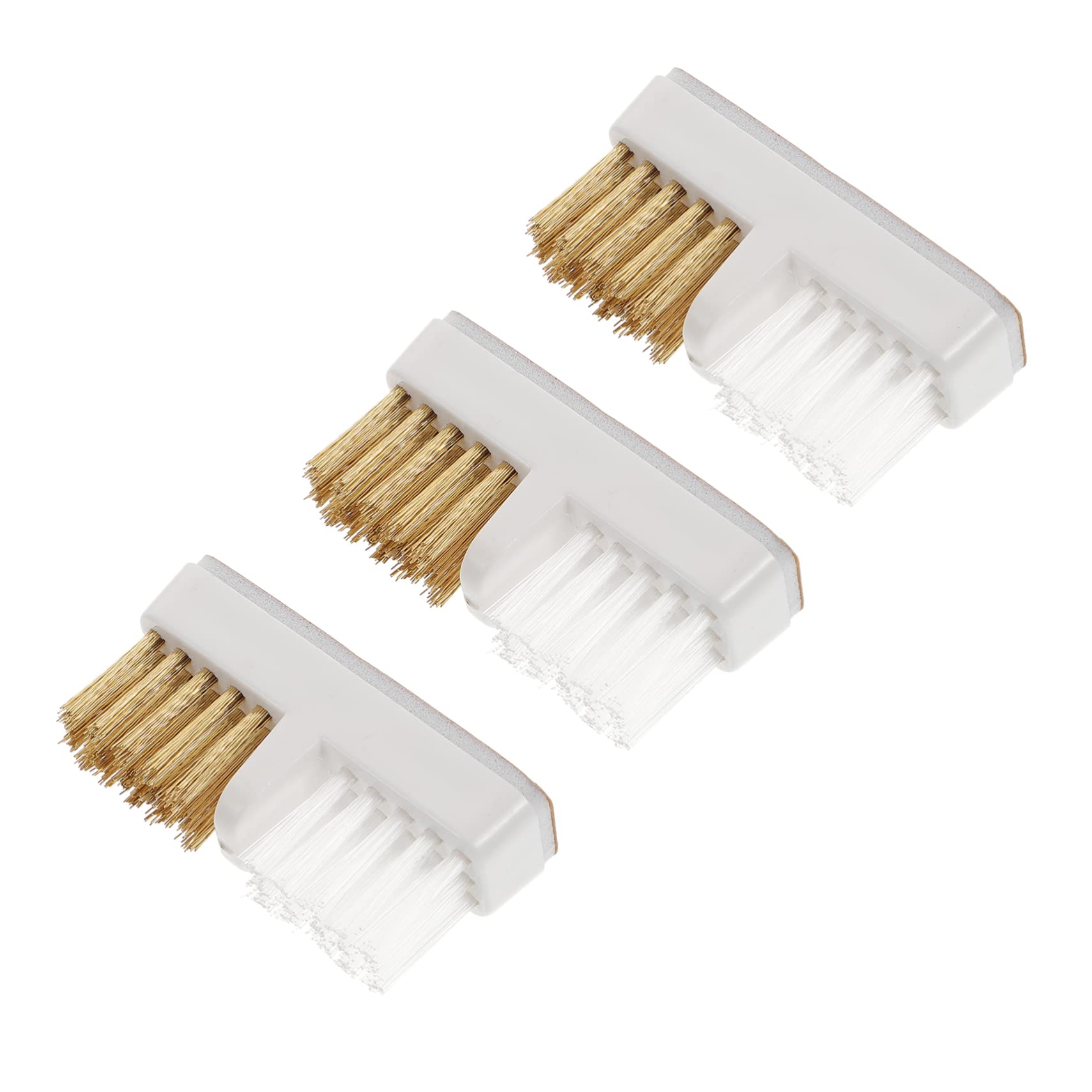 FOMIYES 3-Piece Nail Drill Bit Cleaning Brush Set - Carbide Drill Bit Cleaner, Electric Nail Tool Brush, Paintbrush Cleaner - Soft Colorful Bristles for Professional & Home Manicure/Pedicure Care