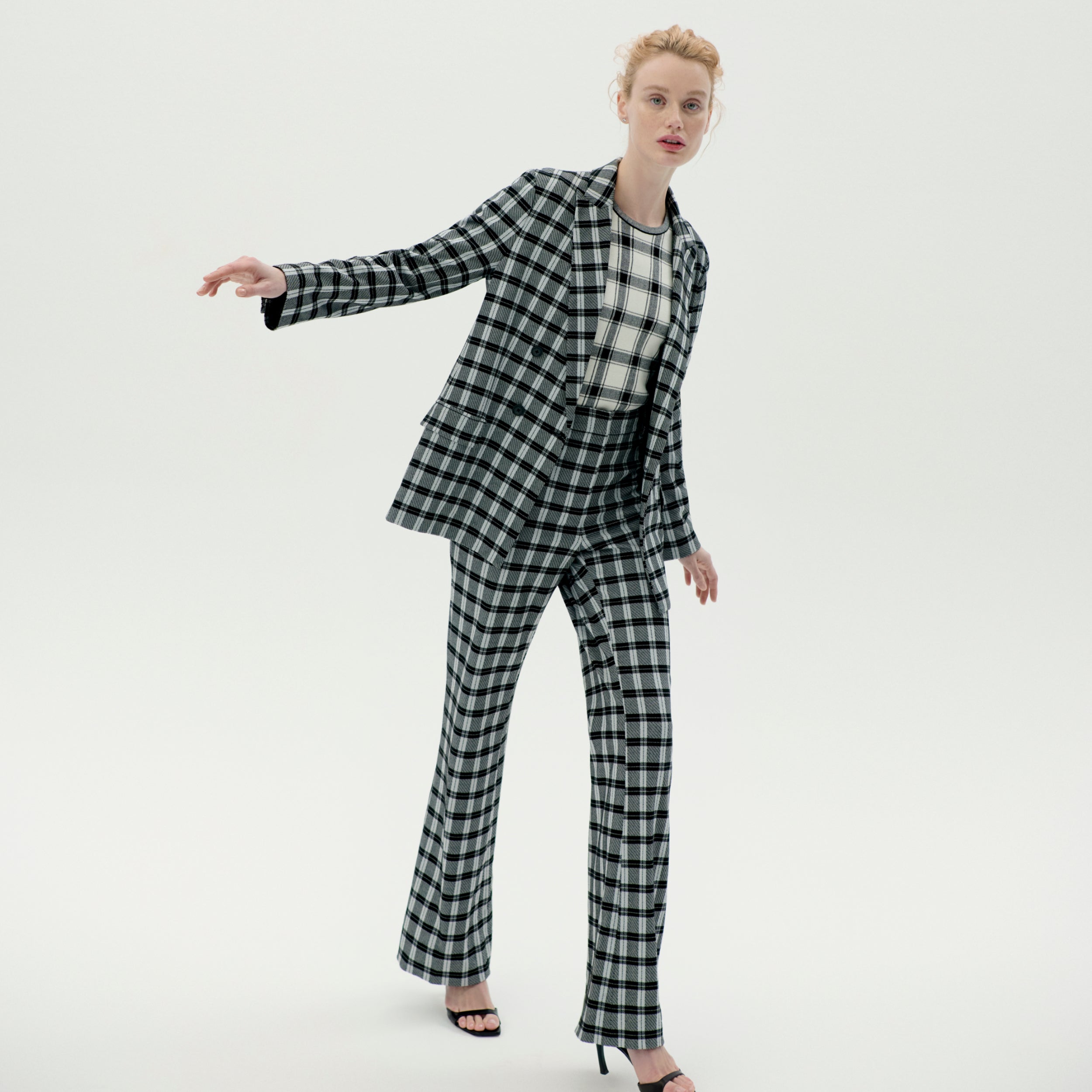 Horton Pant Knit Suiting Pants - Comfortable Stretch Formal Trousers for Office & Business Wear | Checkmate Collection | Perfect for Work, Meetings & Professional Events