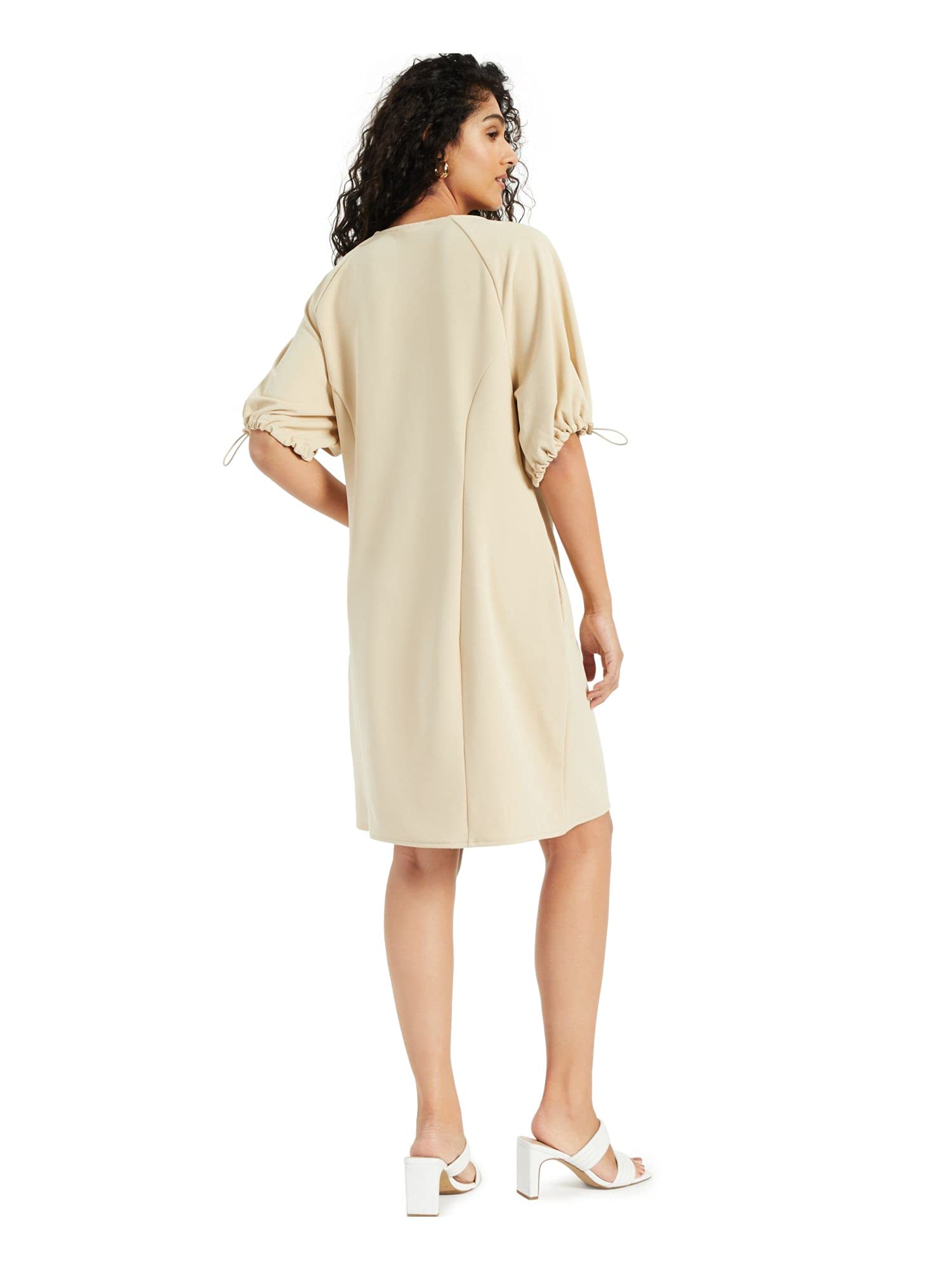Alfani Women's Casual Short Sleeve Shift Dress - Comfortable & Stylish for Work, Office, and Everyday Wear