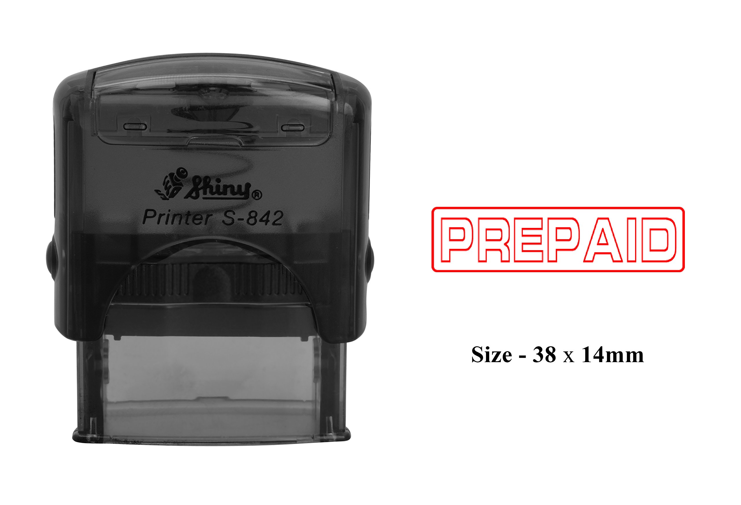 Custom Self-Inking Stamps for Business & Office Use - Personalized Prepaid Plastic Stamps with Clear Print - Perfect for Documents, Mail, Paperwork & Crafts