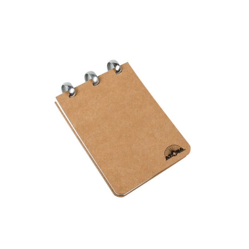 Atoma Amazing Texon Cover Disc Bound Refillable Notebook - Brown, 7.5