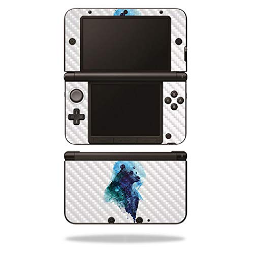 Premium Carbon Fiber Skin for Nintendo 3DS XL (2012-2014 Model) - Spirit Bear Design | Protective & Durable Textured Finish | Easy to Apply & Remove | Made in USA | Perfect for Gaming Protection & Style Customization