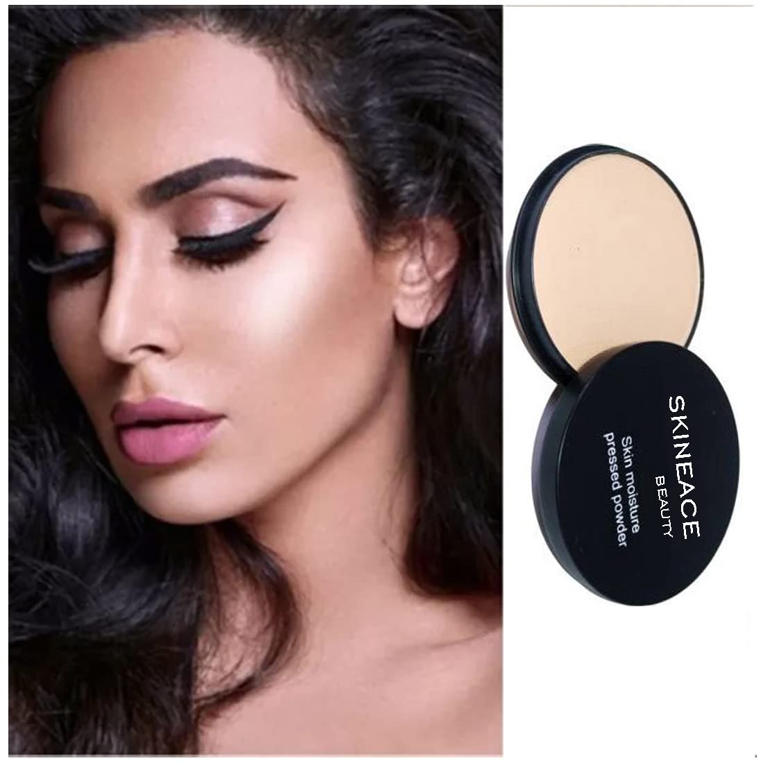 Skineace Beauty 6-in-1 Makeup Combo Kit - Premium Foundation, Makeup Fixer, Matte Primer, Eyeliner Pen, Loose & Compact Powder - Perfect for Daily Makeup & Professional Looks