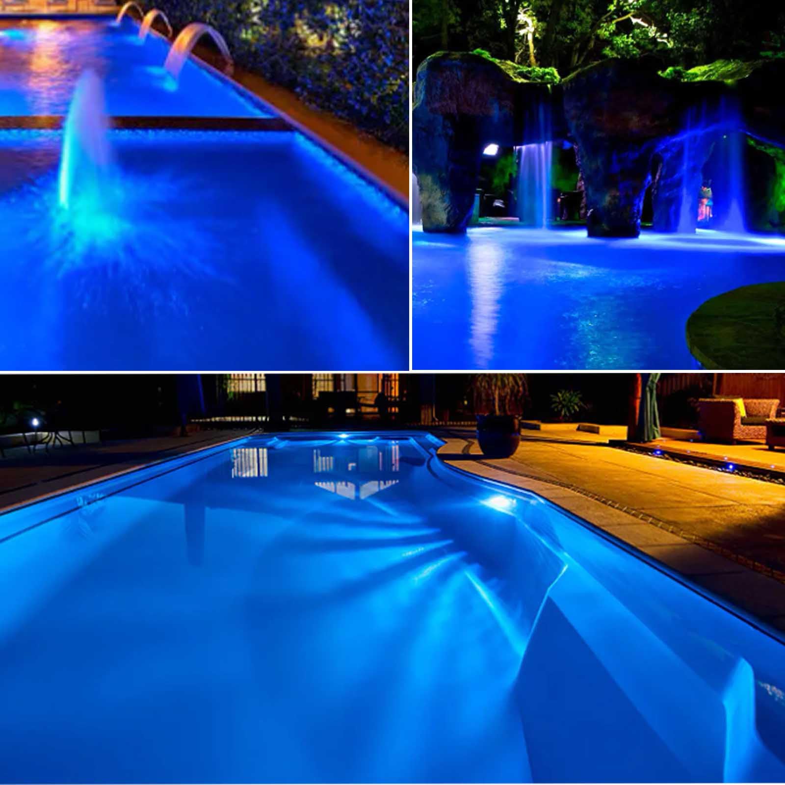 Waterproof LED Pond Lights - Dimmable Outdoor Spotlights for Garden & Fountain
