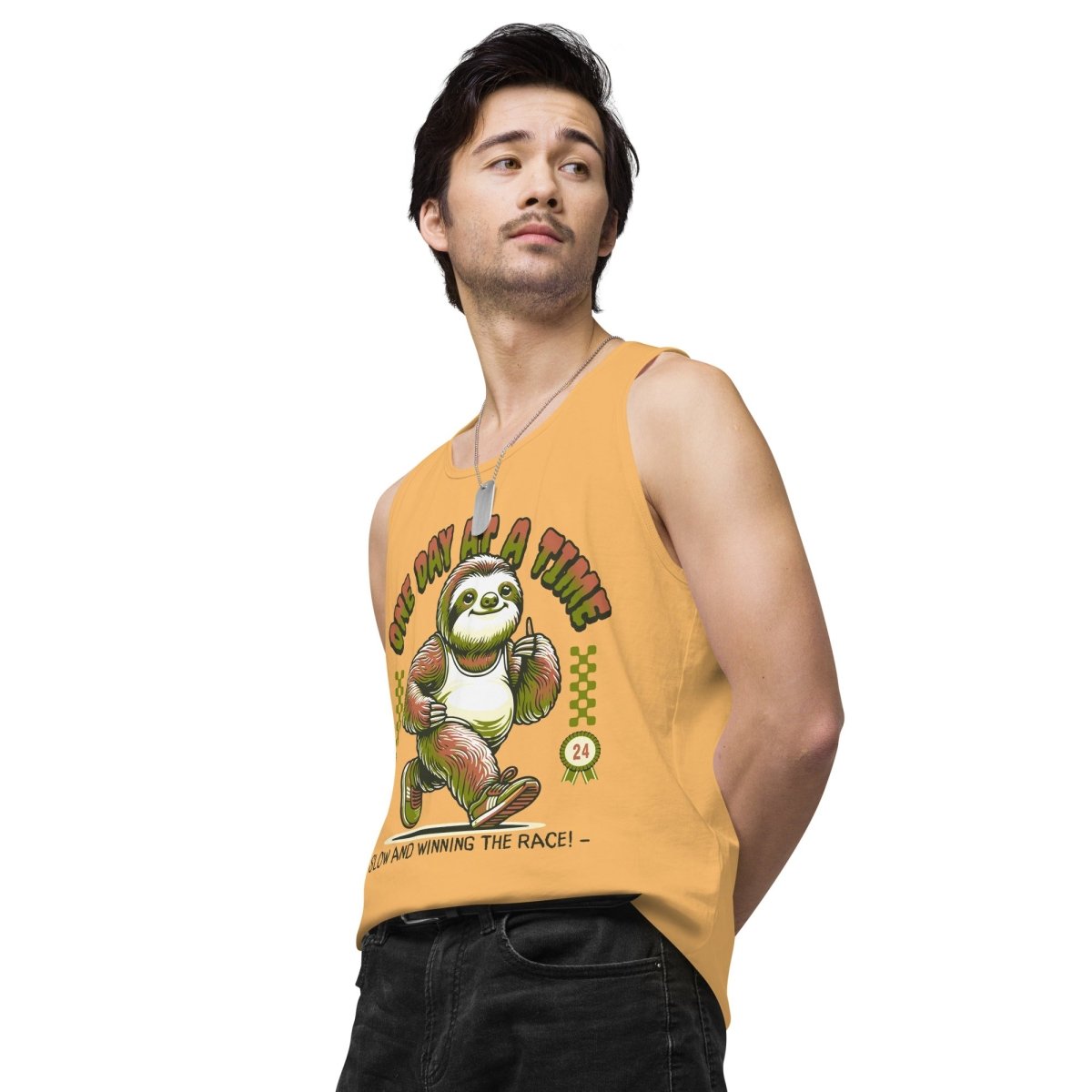 Premium Men's Tank Top - Breathable & Comfortable for Gym, Running & Casual Wear | Slow and Winning Collection