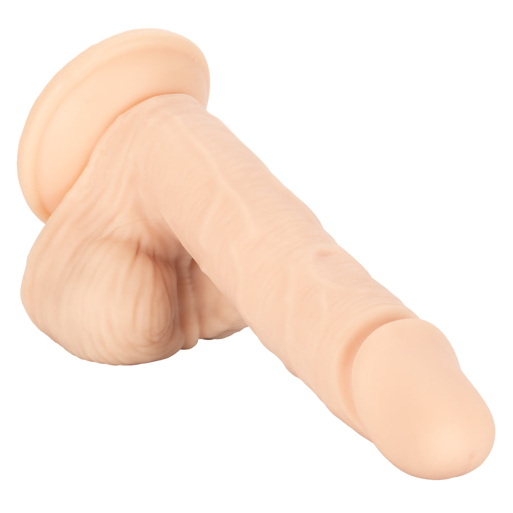 Realistic 6 Inch Dildo with Bouncing Balls & Strong Suction Cup - Lifelike Adult Toy for Solo Play, Couples Fun and BDSM Scenes