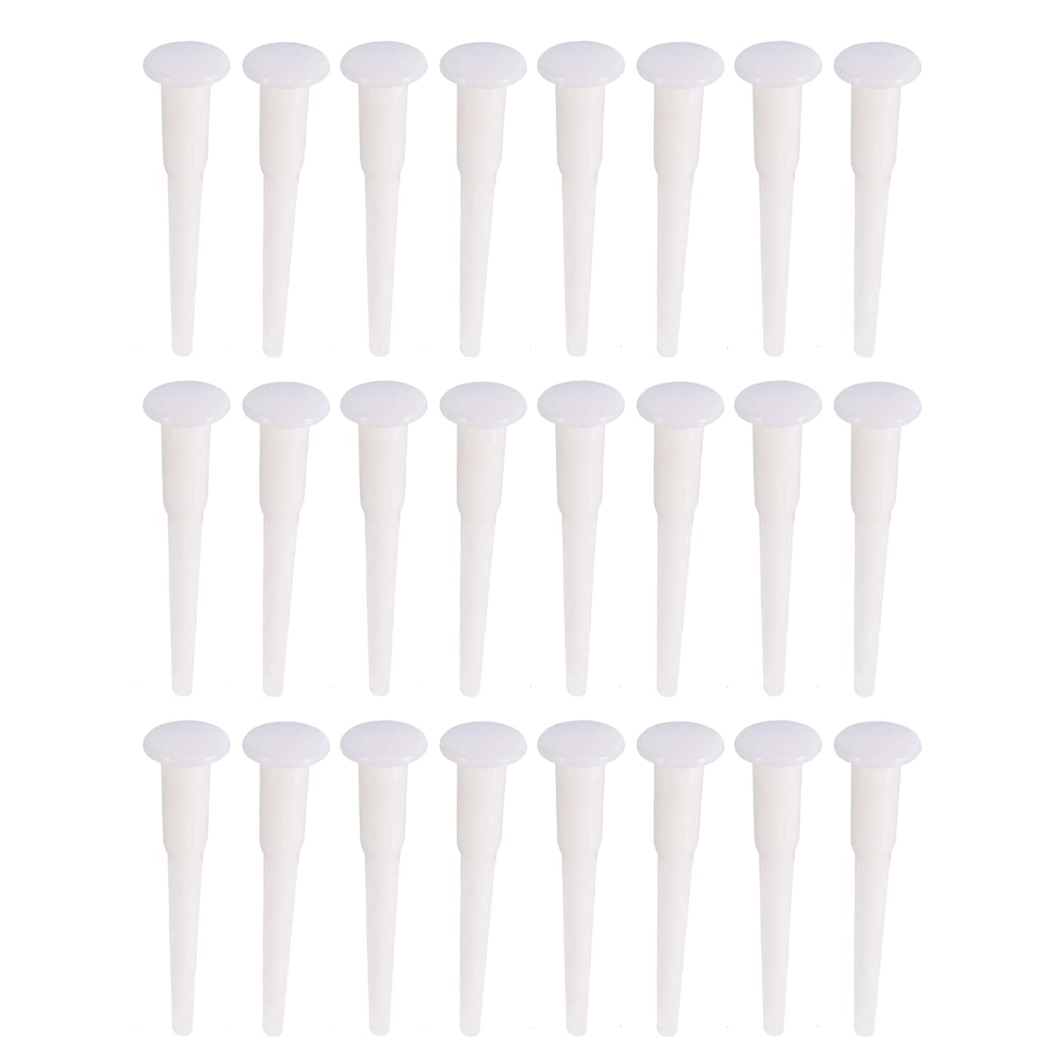 24-Pack Yoga Ball Plug Replacement Kit - Exercise Ball Air Stopper Plug Pin for Fitness, Sports, Inflatable Beds & Pool Valves - Durable Valve Adapter Kit for Home Gym, Yoga Studio & Outdoor Activities