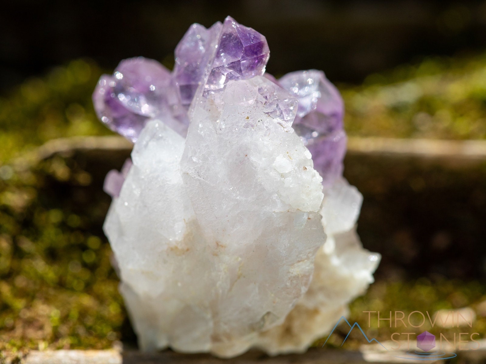 Natural Amethyst Raw Crystal Cluster - February Birthstone, Healing Stone, Unique Spiritual Gift for Women & Men, Boho Home Decor, Meditation & Energy Healing - Perfect for Bedroom, Office & Yoga Space