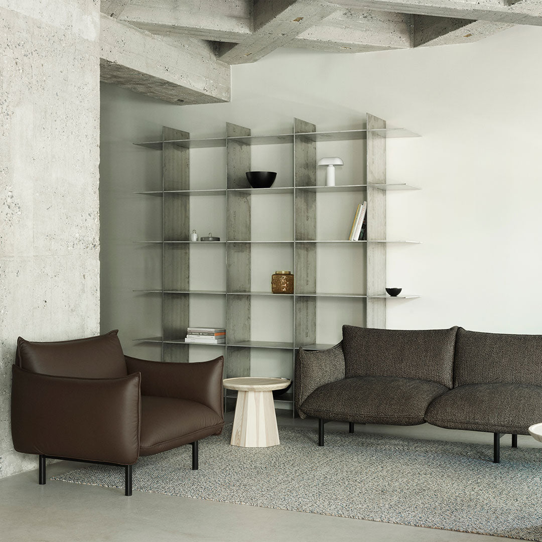 Ark Lounge Chair - Modern Comfortable Recliner for Living Room, Bedroom & Office - Ergonomic Design with Soft Cushions for Relaxation & Reading