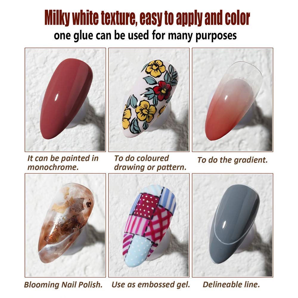 Nude Pink UV Gel Nail Polish - Long-Lasting Top Coat for Manicures