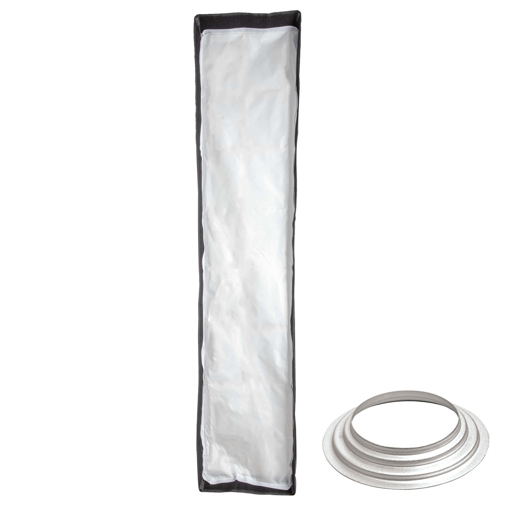 35x160cm Dual Layer Recessed Collapsible Strip Softbox for Photography Lighting - Perfect for Studio, Portrait, and Product Photography