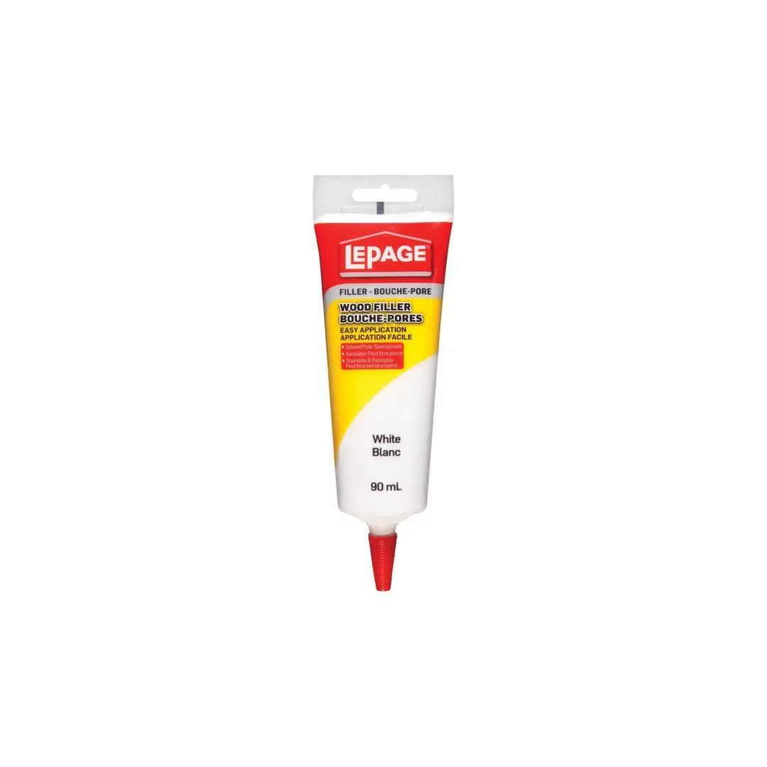 LePage Tinted Wood Filler 90ml - Quick Dry, Stainable Wood Repair Putty for Furniture, Floors & DIY Projects - Perfect for Home Improvement & Crafting
