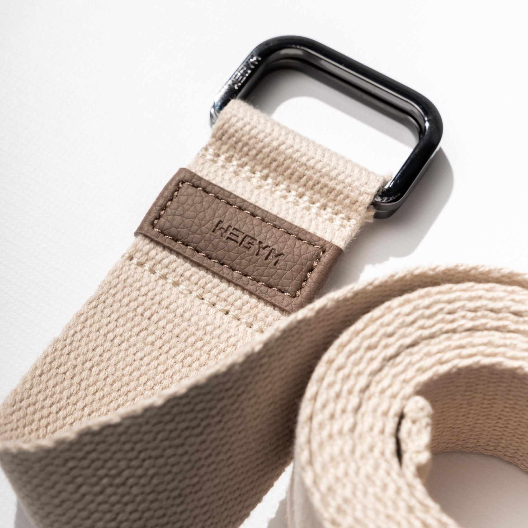 Premium Yoga Strap for Stretching & Flexibility - Soft Cotton Exercise Band for Yoga, Pilates & Fitness - Unisex Workout Accessory for Home & Studio Training