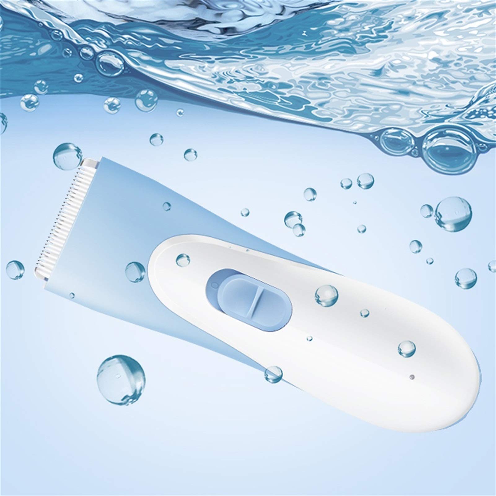 Rechargeable Electric Baby Hair Clipper - Silent & Safe Hair Trimmer for Kids & Toddlers - Perfect for Home Haircuts & Infant Grooming