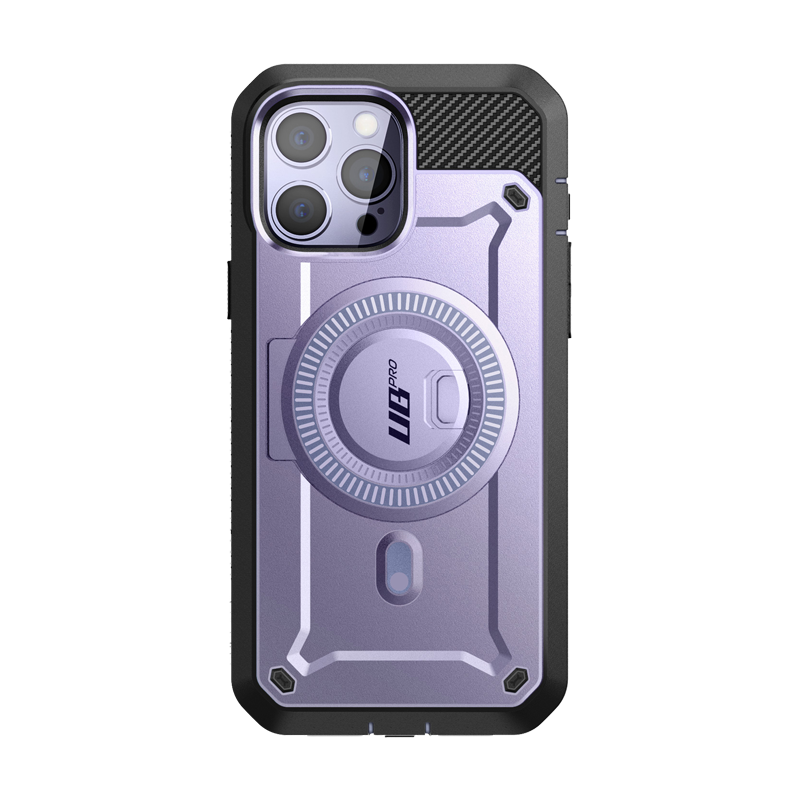 iPhone 14 Pro Max 6.7 Inch Unicorn Beetle PRO MAG Rugged MagSafe Case - Shockproof Protective Cover with Military-Grade Drop Protection, Deep Purple - Perfect for Outdoor Adventures, Construction Work & Extreme Sports