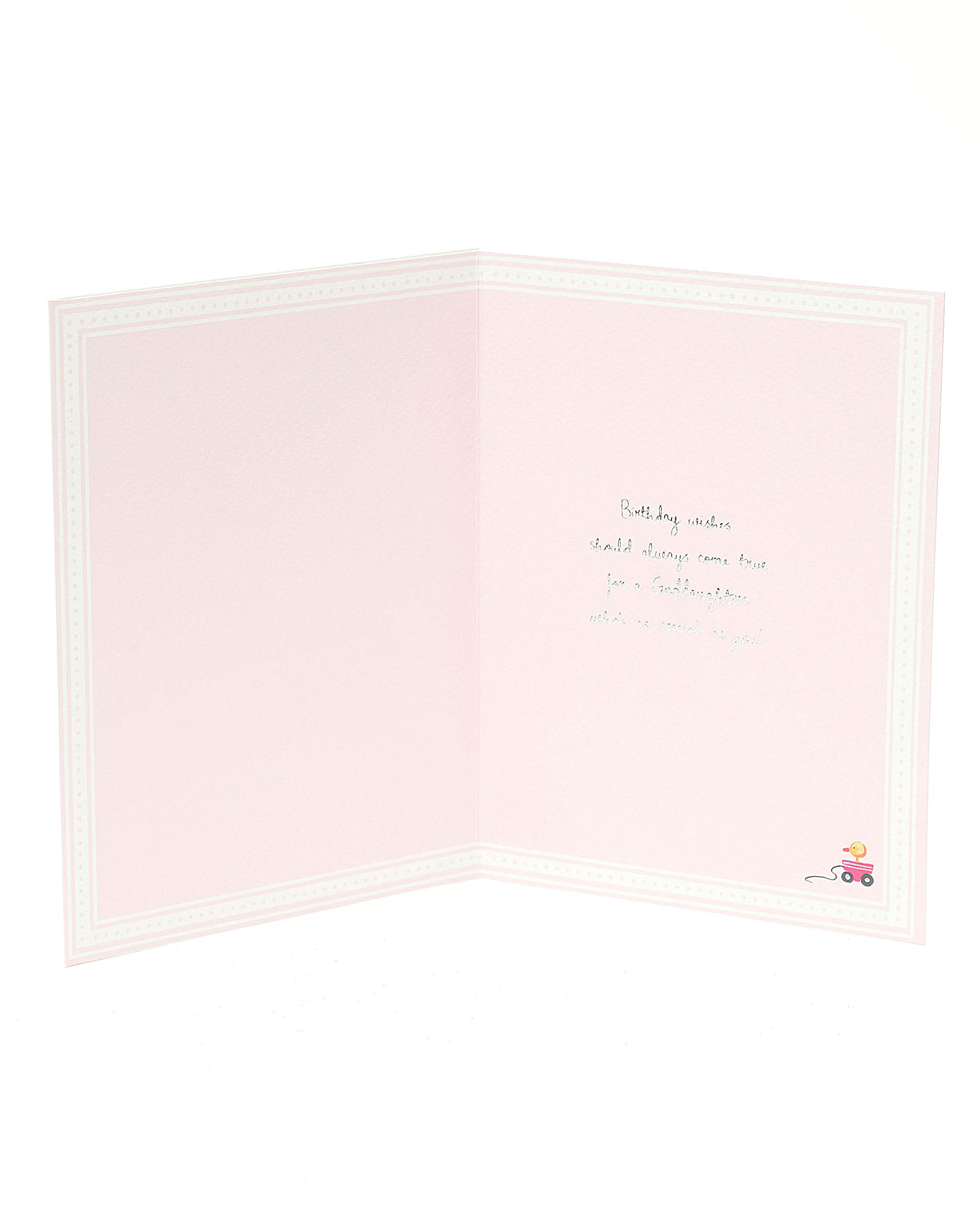 1st Birthday Card for Granddaughter - Cute Animal Design for Girls | Perfect 1st Birthday Gift