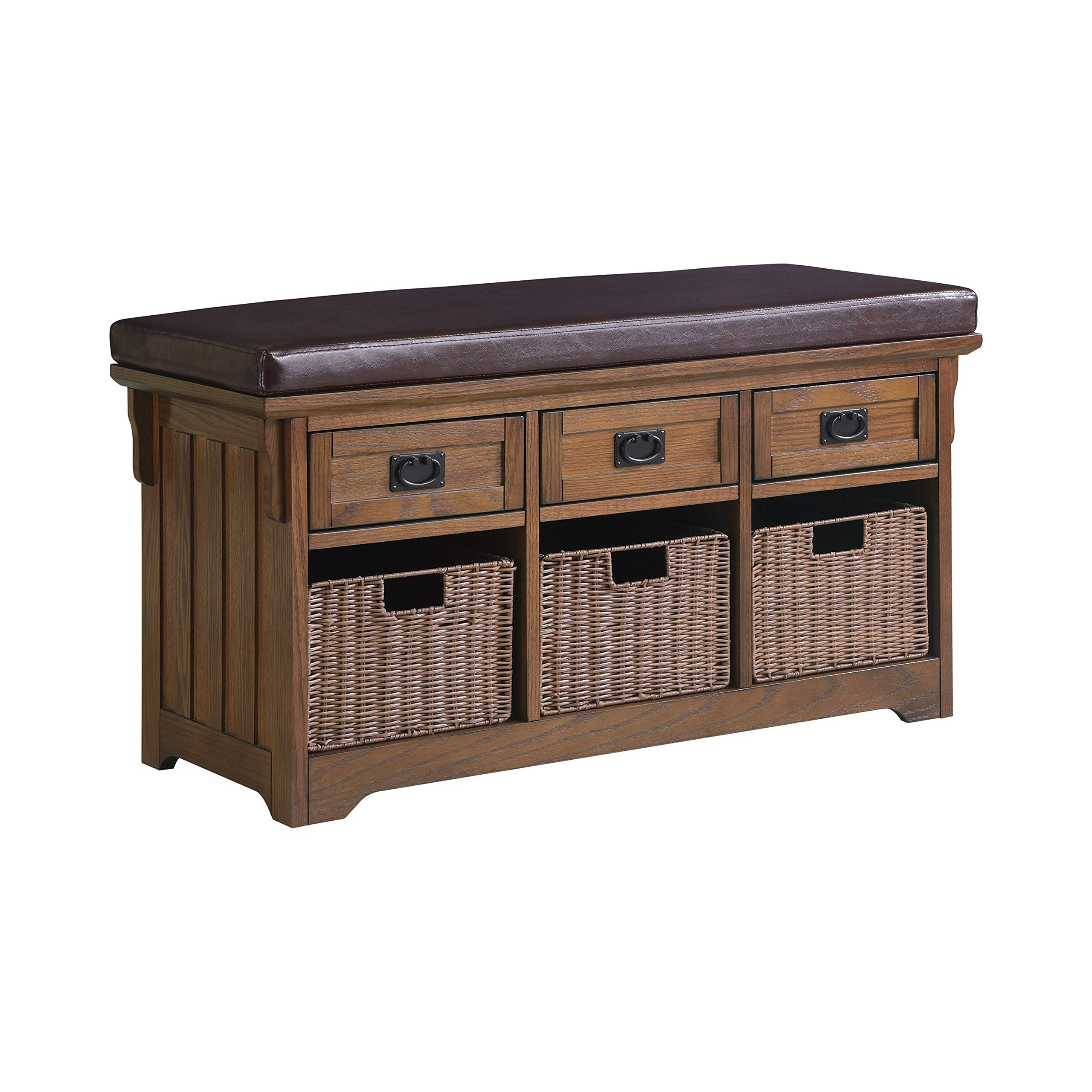 Coaster Home Furnishings Storage Bench - Upholstered Ottoman with Lift Top & Hidden Storage - Perfect for Living Room, Bedroom & Entryway Organization