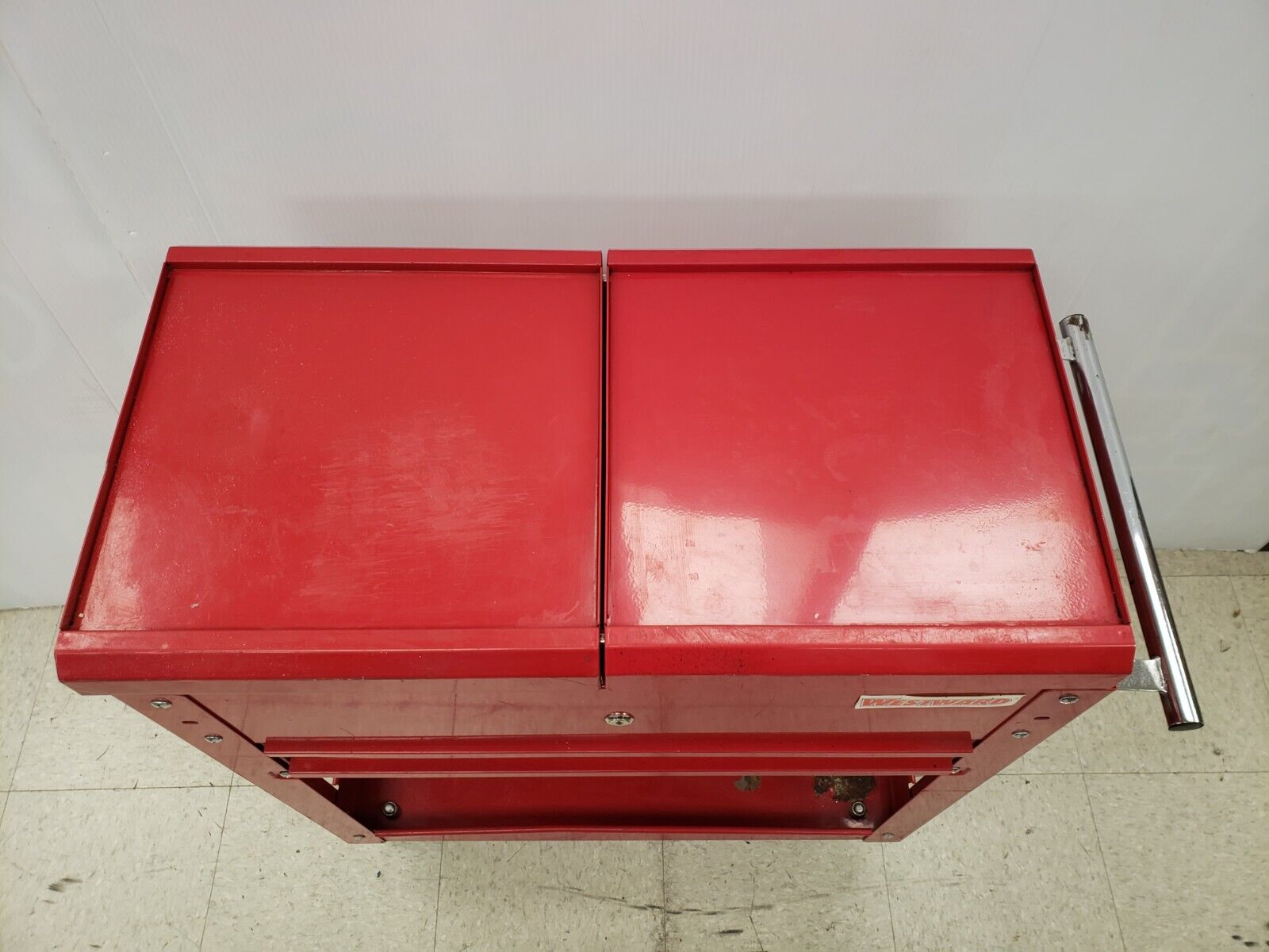 Westward Rolling Tool Box - Heavy Duty Steel Tool Chest with Wheels for Easy Mobility | Perfect for Garage, Workshop, and Job Site Organization