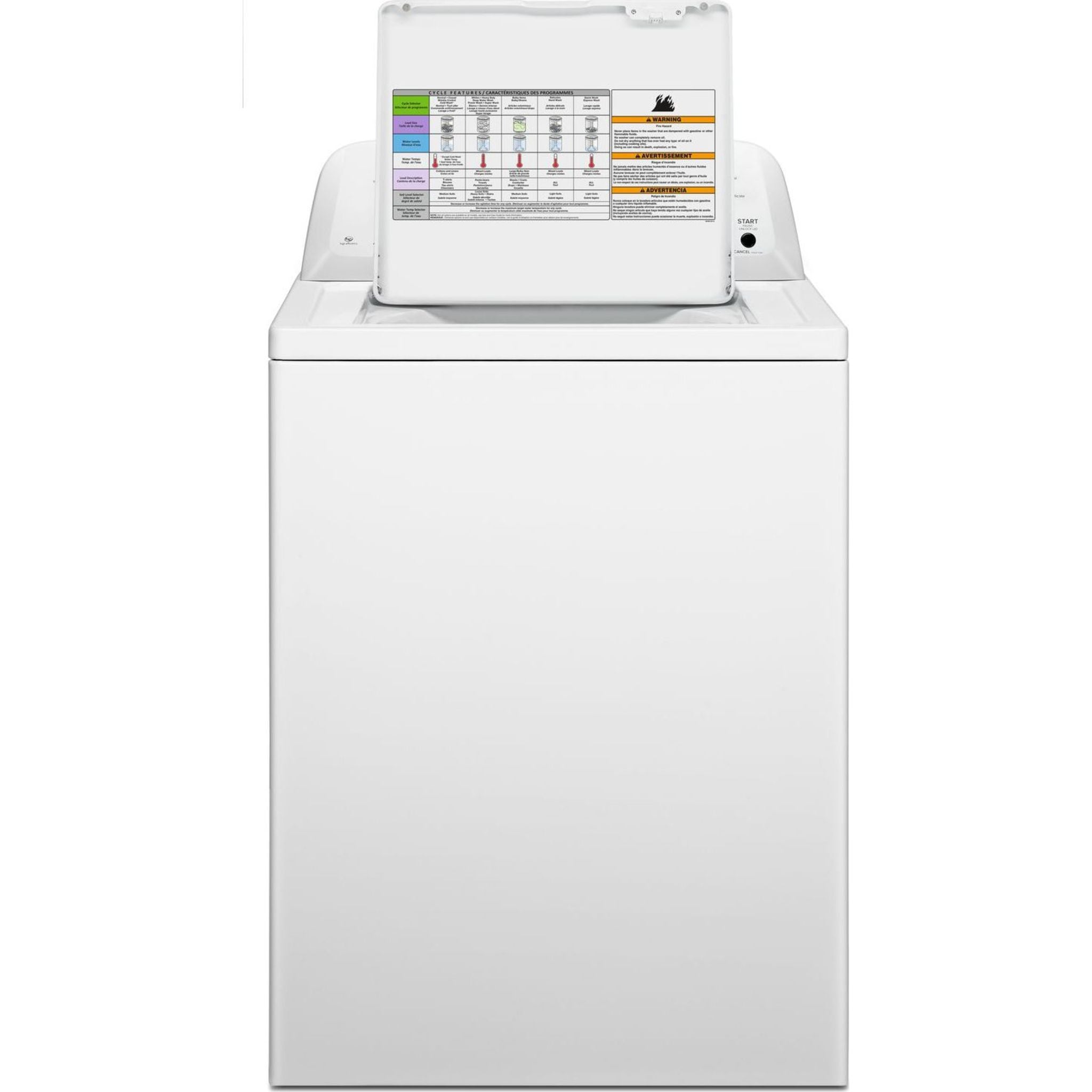 Amana NTW4516FW 4.5 Cu. Ft. White Top Load Washer - Perfect for Laundry Rooms & Small Spaces