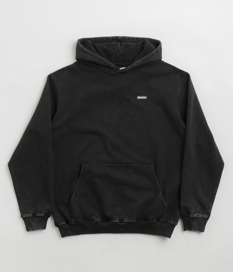 Butter Goods Basic Hoodie - Washed Black | Men's & Women's Casual Pullover Sweatshirt for Everyday Wear & Street Style