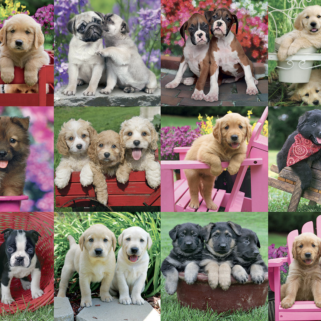 500-Piece Adult Puzzle - Puppy Pals Jigsaw Puzzle for Relaxation & Stress Relief, Perfect for Family Game Night & Home Decor