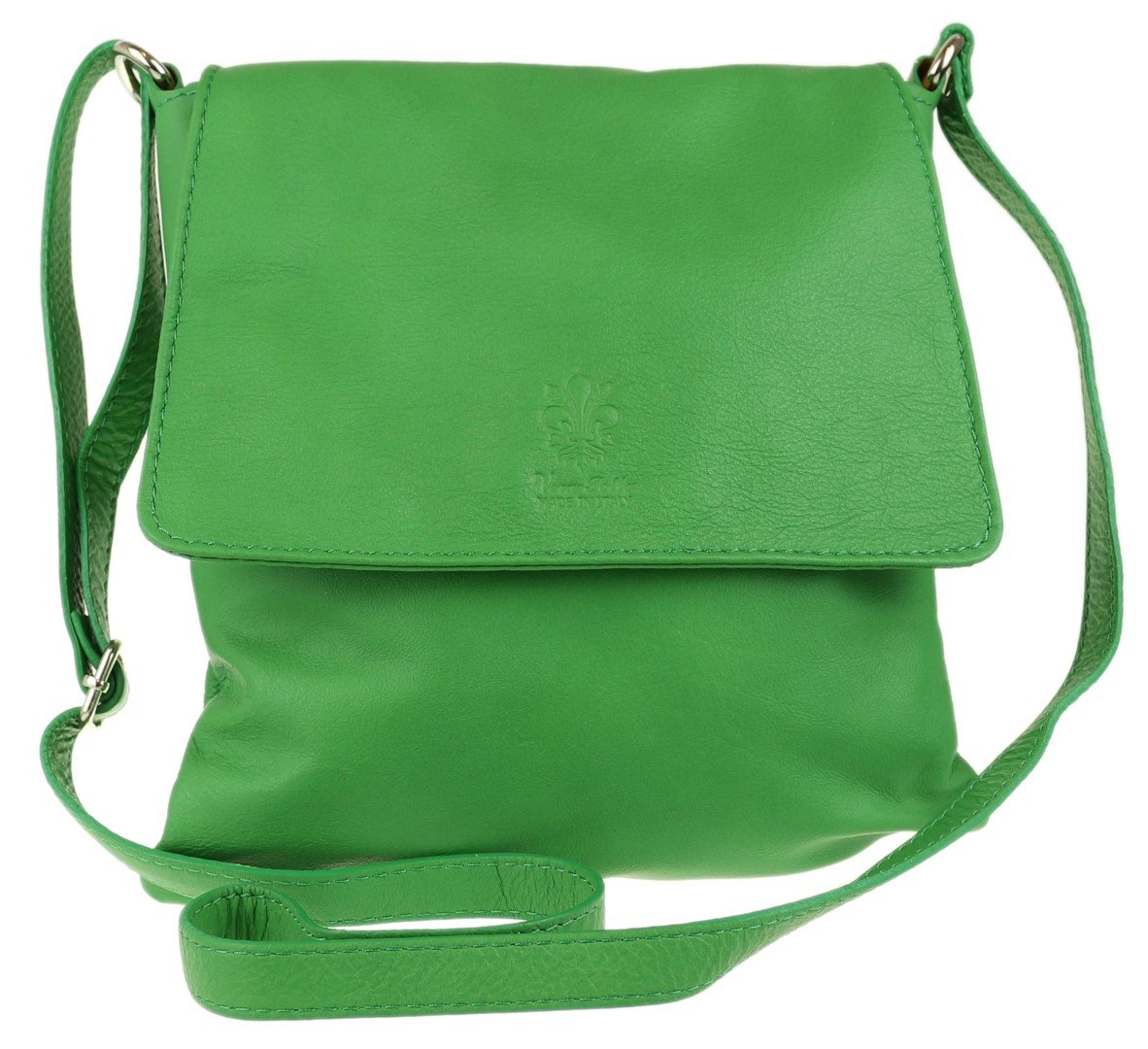 Stylish Italian Leather Crossbody Bag for Women - Soft Genuine Leather Shoulder Messenger Bag with Flap & Zipper - Perfect for Work, Travel & Everyday Use