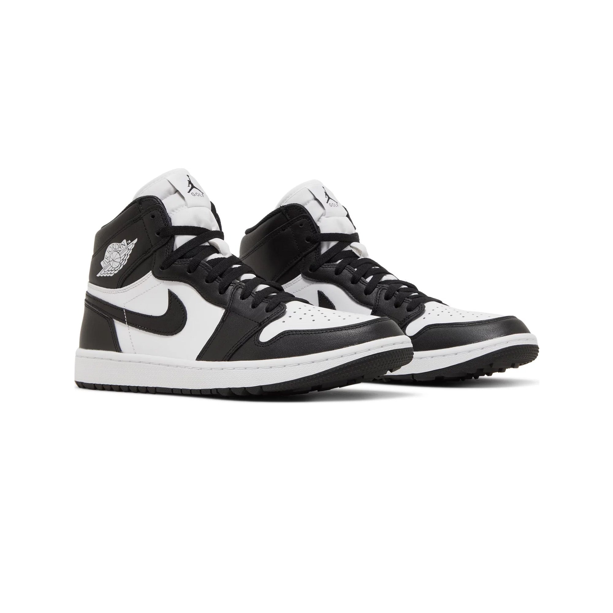 Air Jordan 1 Retro High Golf Shoes 'Black White' - Men's Basketball Sneakers for Golf & Streetwear (2023 Release) - Perfect for Golf Courses, Casual Wear & Sneaker Collectors