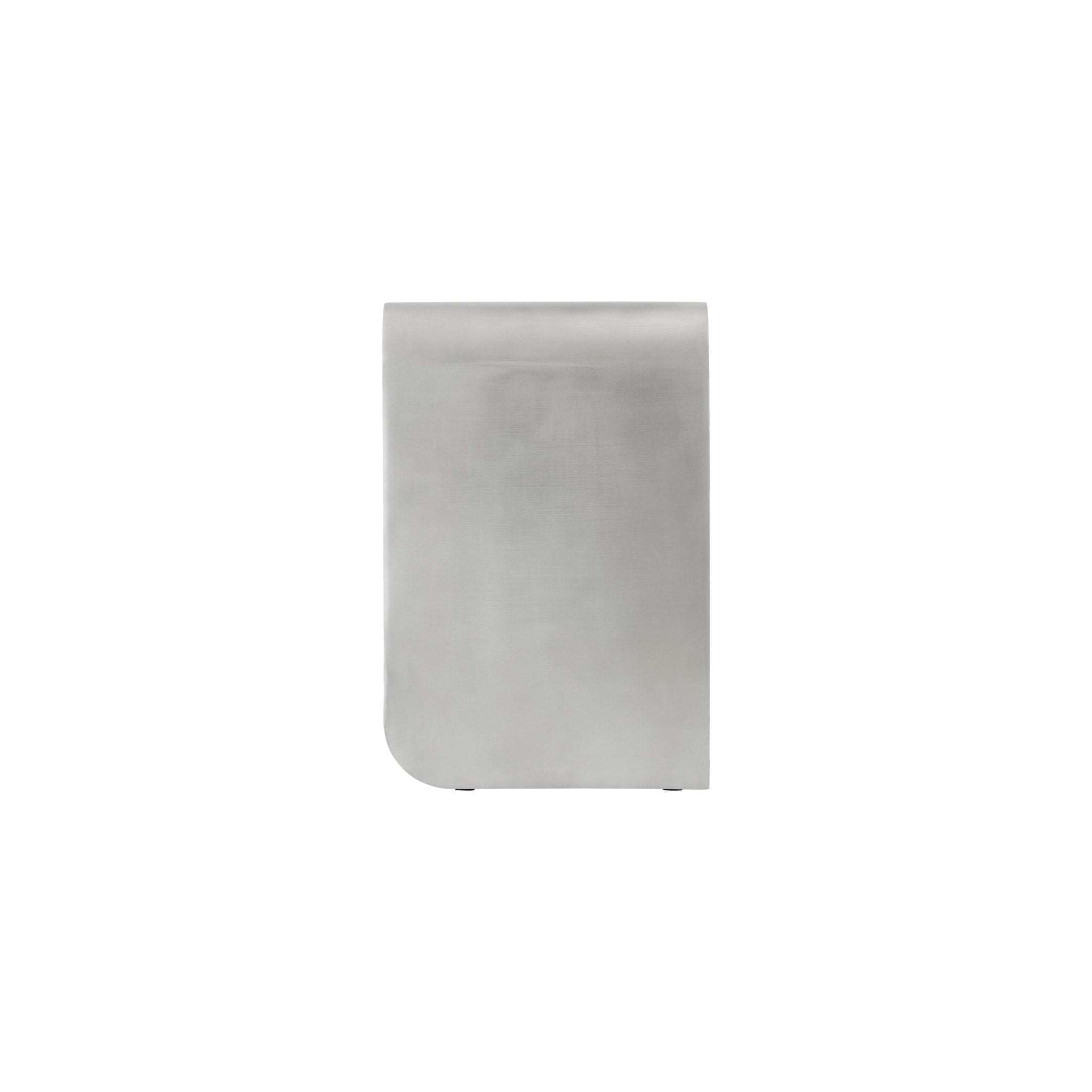 AUDO CPH Volume Side Table - Modern Aluminum End Table for Living Room, Bedroom, or Office - Compact & Stylish Accent Table for Small Spaces