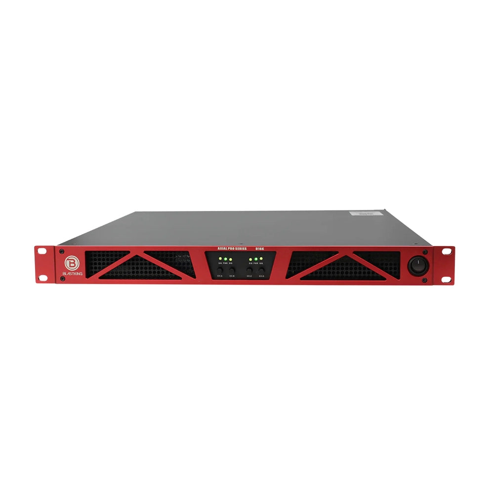 Blastking D16K 16000W 4-Channel Class D Professional Power Amplifier - Perfect for Live Concerts, DJ Gigs & Studio Recording
